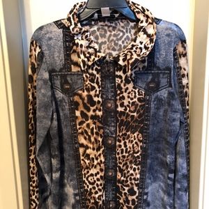 joseph ribkoff denim jacket